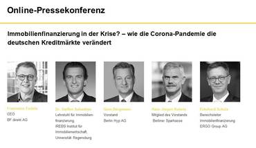 Online Pressekonferenz Finanzierung